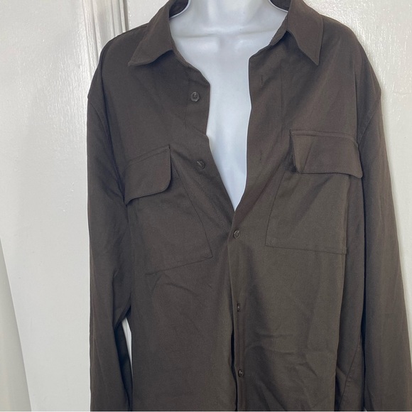 Madewell NWT Men's Brown Button-Up Jacket Shirt and Pants Matching Set - Picture 6 of 14
